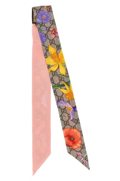 Gucci 'gg Flora' Tape In Gray