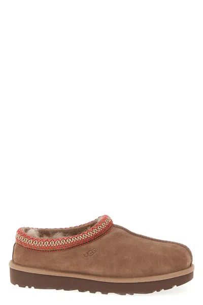 Ugg Low Slippers With Sheepskin Lining In Brown