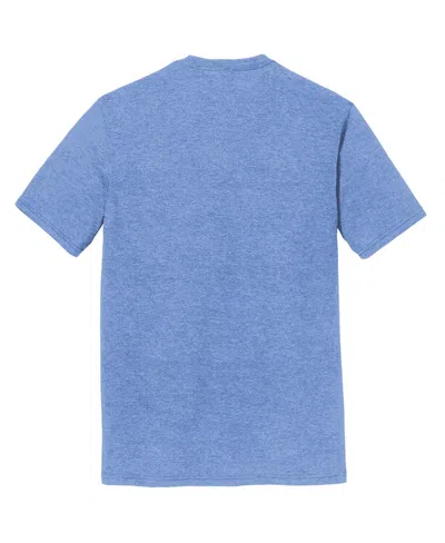 Nascar Men's Heather Blue Sunoco Tri-blend T-shirt In Blue