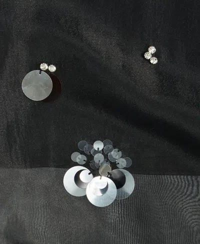 On 34th Women's Embellished Organza Midi Skirt, Macy's Exclusive In Black