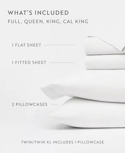 Ienjoy Home Ultra Soft 160-thread Count Cotton 4-p.c. Sheets Set, California King In White