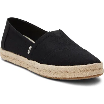 Toms Alrope Espadrille In Black