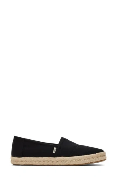 Toms Alrope Espadrille In Black