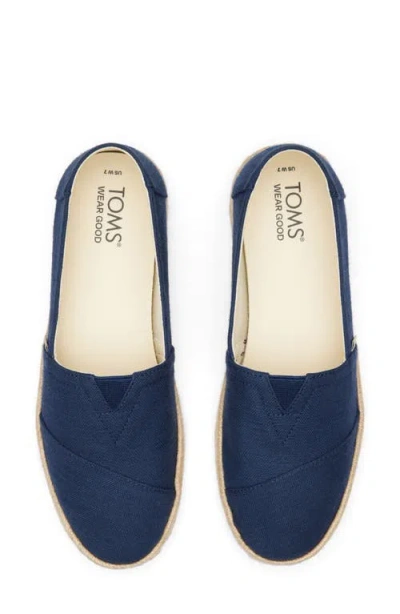 Toms Alrope Espadrille In Blue