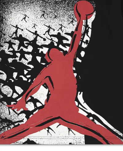 Jordan Big Boys 8-20 Mj Short-sleeve T-shirt In Black