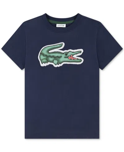 Lacoste T-shirt  Kids Color Marine In Blue
