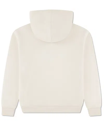 Lacoste Boys 8-20 Logo Embroidered Hoodie In Neutral
