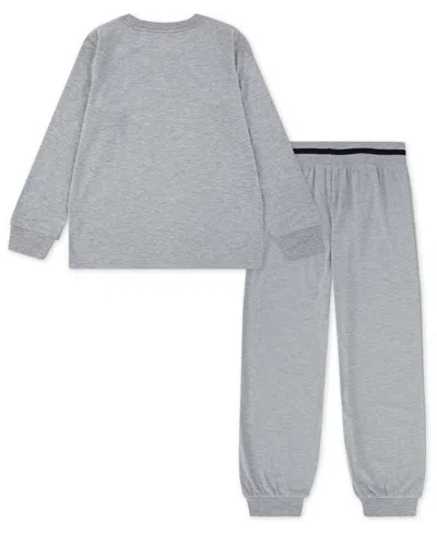 Polo Ralph Lauren Boys 8-20 2-piece Long Sleeve T-shirt And Pants Set In Gray