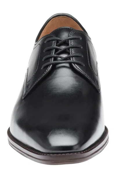 Johnston & Murphy Sullivan Plain Toe Derby In Black
