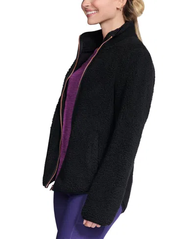 Skechers Skechsherpa Jacket In Black