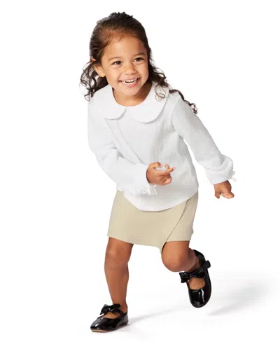 Calvin Klein Girls Toddler 2t-4t 2-piece Long-sleeve Top And Skirt Set In Multi