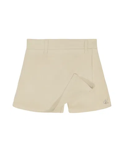 Calvin Klein Girls Toddler 2t-4t 2-piece Long-sleeve Top And Skirt Set In Multi