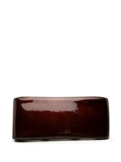 Pre-owned Louis Vuitton 2008 Monogram Vernis Rosewood Avenue Shoulder Bag In Purple