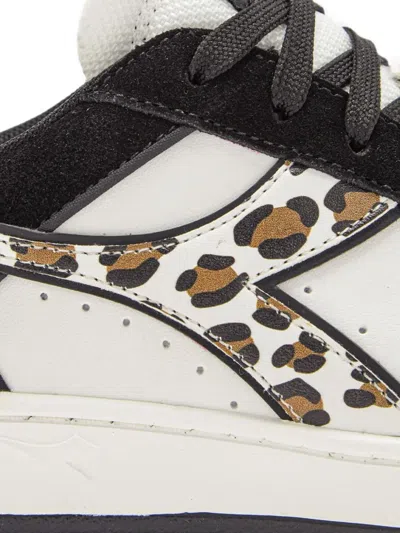 Diadora Magic Basket Low Panther Sneakers In White