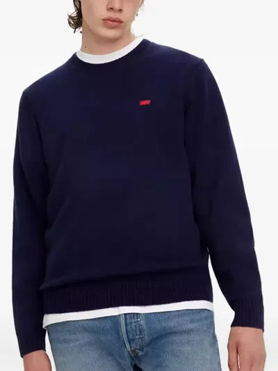 Levi's Crewneck Sweater In Blue