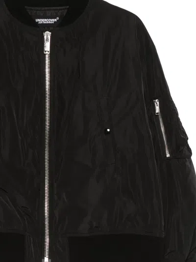 Undercover Embroidered-motif Bomber Jacket In Black