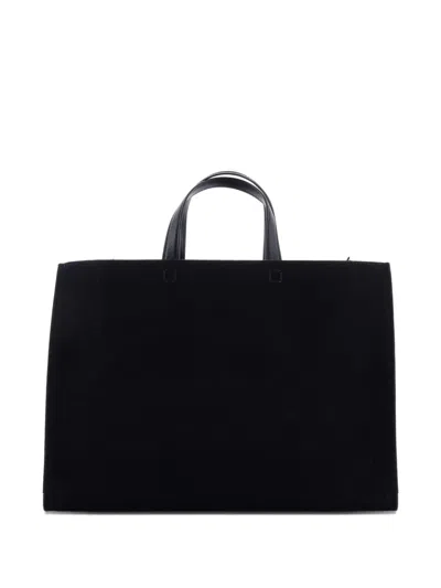 Pre-owned Givenchy G- Canvas Medium Tote Bag In Black