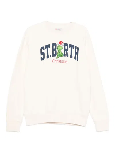 Mc2 Saint Barth Graphic-print Sweatshirt In White