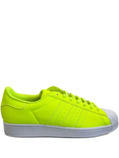 Adidas Originals Superstar Sneakers In Green