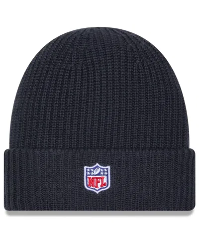 New Era Men's Charcoal Atlanta Falcons 2025 Sideline Cold Weather Cuffed Knit Hat In Animal Print