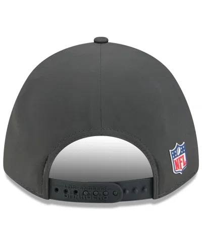 New Era Men's Charcoal Miami Dolphins 2025 Sideline Cold Weather 9forty M-crown Adjustable Hat In Gray
