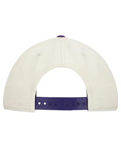 New Era Men's Stone Minnesota Vikings Loyal Corduroy 9seventy Adjustable Hat In White