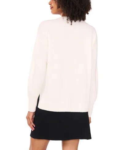 Vince Camuto Women's Embellished Sweater In Animal Print