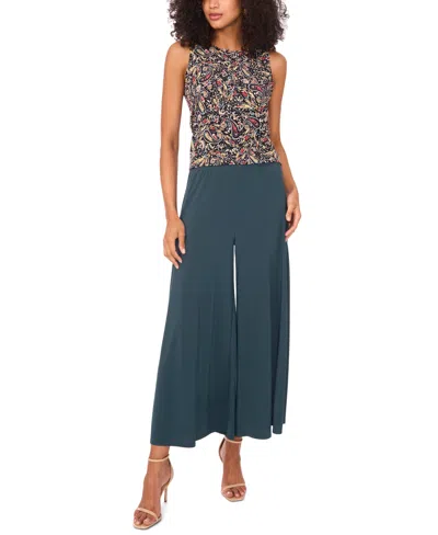 Vince Camuto Women's Crewneck Sleeveless Tank Top In Animal Print