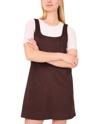 1.state Women's Sleeveless Short Shift Dress In Brown