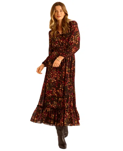 Sam & Jess Women's Printed Maxi Dress In Multi