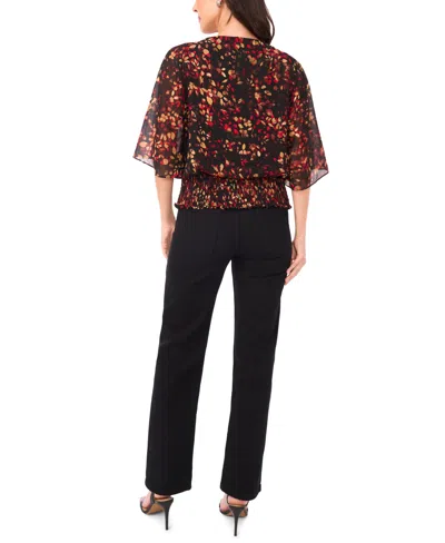 Sam & Jess Women's Smocked-waist Top In Multi