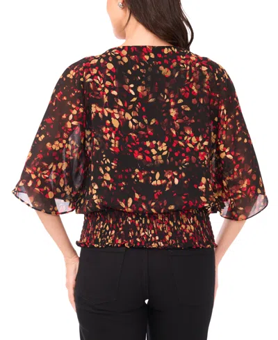 Sam & Jess Women's Smocked-waist Top In Multi