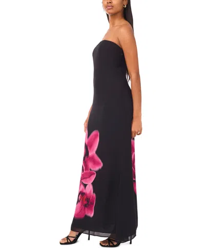 Cece Women's Strapless Maxi Dress In Animal Print