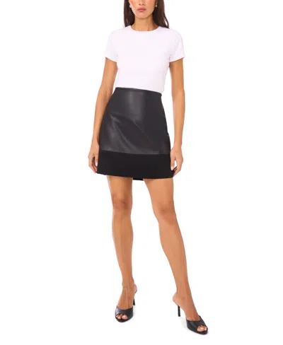 Vince Camuto Women's A-line Mini Skirt In Animal Print