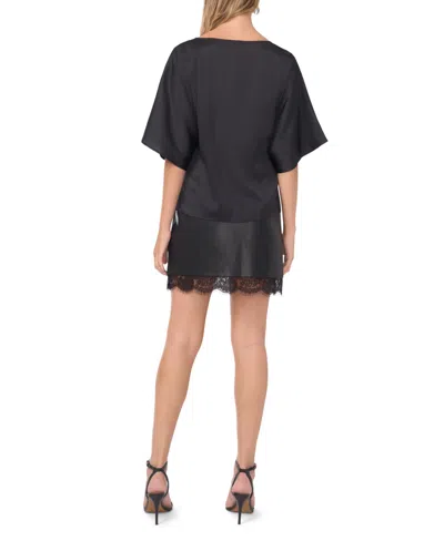 Vince Camuto Dolman Sleeve Top In Black