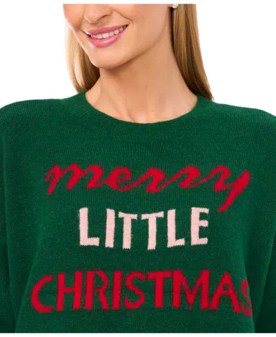 Cece Pullover Sweater In Green