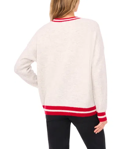 Cece Sleigh Pullover Sweater In Neutral