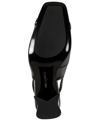 Karl Lagerfeld Women's Siofra Square Toe Heels In Animal Print