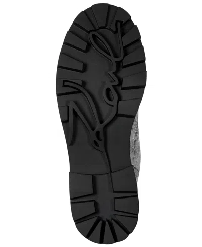 Karl Lagerfeld Women's Marlee Sequin Combat Boots In Animal Print