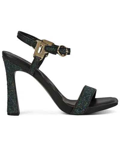 Karl Lagerfeld Women's Cybil Ankle Strap Dress Sandals In Animal Print
