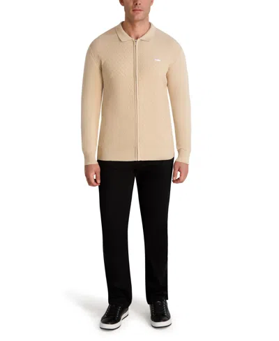 Karl Lagerfeld Men's Polo Sweater In Neutral