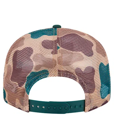 New Era Men's Camo Las Vegas Raiders Duck Camo 9fifty Snapback Hat In Green