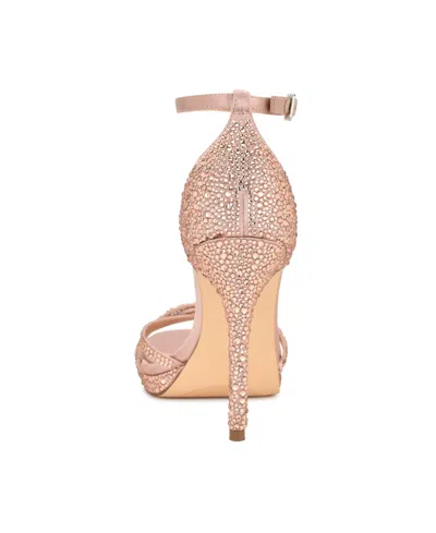 Nine West Lartay Platform Ankle Strap Sandal In Pink