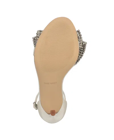 Nine West Tansie Ankle Strap Sandal In Neutral