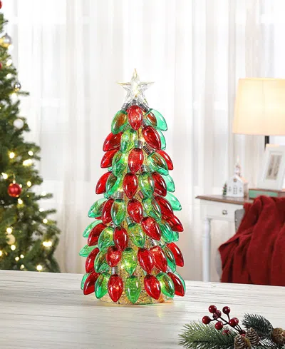 Mr. Christmas 18" Retro C9 Bulb Tree In Multi