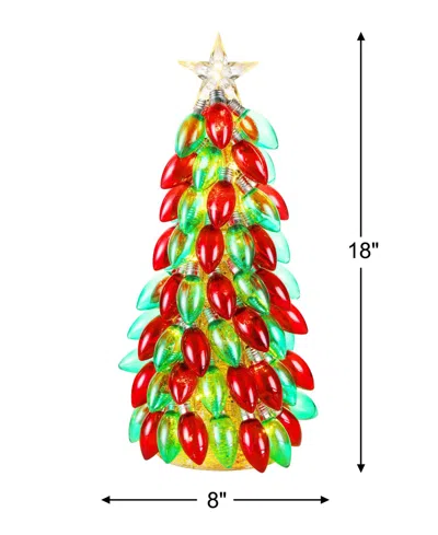 Mr. Christmas 18" Retro C9 Bulb Tree In Multi