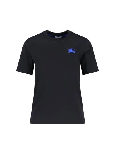 Burberry Regular Fit Short Sleeve Crew Neck Top In Animal Print