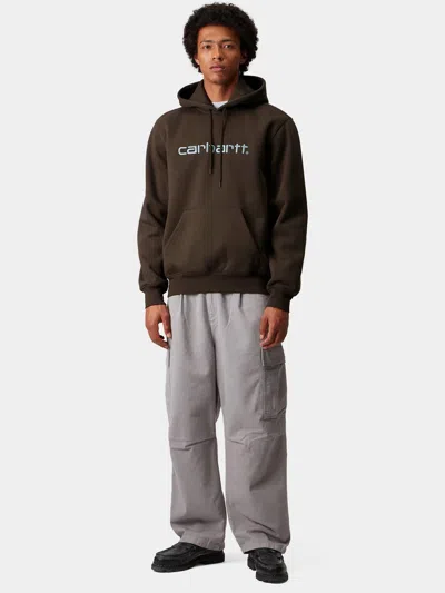 Carhartt Hooded  Sweatshirt In Brown