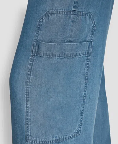 Dkny Women's Patch Pocket Detail Pull-on Pants In Blue