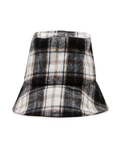 Steve Madden Small Tartan Plaid Bucket Hat In Multi